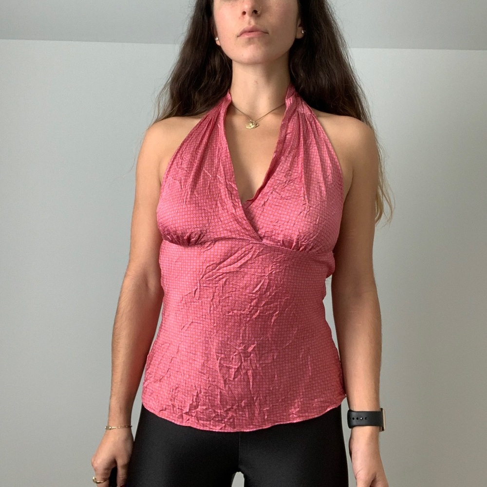 Silky Crinkled Halter